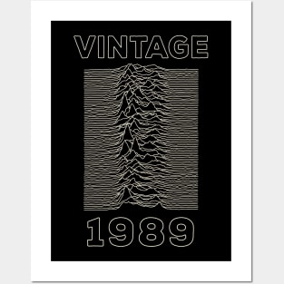 Vintage 1989 - Unknown Pleasures Posters and Art